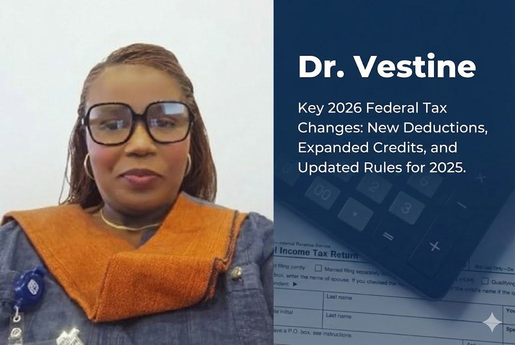 The important federal tax changes for 2026 filing, including new deductions, expanded credits, and updated reporting rules starting with the 2025 tax year.